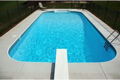 Cardinal Rectangle In Ground Swimming Pool Kits | <u>Liner Over Step</u>