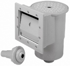 Standard Mouth Size Above Ground (GREY) Skimmer with Wall Return Fitting | PS001