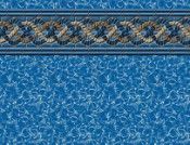 18' Round Mystri Gold Pattern Above Ground Pool Liner | Uni-Bead | Heavy Gauge | <b>54" Wall</b> | LI1854MGU25 | 52722