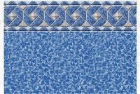 30' Round Mystri Outlook Pattern Above Ground Pool Liner | 52" Uni-Bead | Heavy Gauge | LI3052OTU25 | 53100
