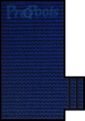 PoolTux Royal 15' X 30' Mesh Safety Cover | Blue | Flush Right Step | CSPTBME15303