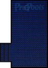 PoolTux Royal 15' X 30' Mesh Safety Cover | Blue | 4' x 8' Flush Left Step | CSPTBME15302
