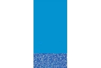 12' x 18' Blue Wall Swirl Bottom Overlap Above Ground Pool Liner | 48" - 52" Wall Pools | Standard Gauge | Swirl Bottom | 55461