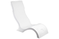 Ledge Lounger In-Pool Chair | White | LLCR-W