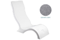 Ledge Lounger In-Pool Chair | Granite Gray | LLCR-GG