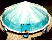 Fabrico Sun Dome All Vinyl Pool Dome for 16' Round Doughboy & CaliMar� Pools | SD1216