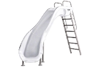 SR Smith Rogue2 Pool Slide | Left Curve | White | 610-209-5822