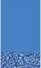 12' x 21' Oval Blue Wall Swirl Bottom Overlap Above Ground Pool Liner | 48" - 52" Wall Pools | 051221OVBLSOL4852