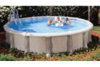 Renaissance 18' Round All Resin Premium Above Ground Pools with Standard Package | 52' Wall | 59458