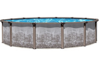 Regency LX 12' Round <b>Resin Hybrid</b> Above Ground Pool with Standard Package | 54" wall | 59976