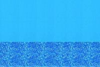 33' Round Blue Wall / Print Bottom OverLap Above Ground Pool Liner | 48" / 52" Wall | LI3348SB | 61878