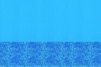 16' x 26' Oval Blue Wall / Print Bottom Overlap Above Ground Pool Liner | 48" - 52" Wall | LI162648SB | 61885
