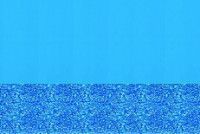 15' x 26' Oval Blue Wall / Print Bottom OverLap Above Ground Pool Liner | 48" / 52" Wall | LI152648SB | 61888