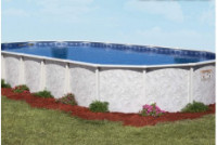 12' x 24' Oval Pristine Bay Above Ground Pool Sub-Assembly | 52" Wall | 5-4642-129-52D