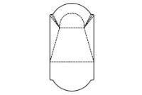 Cardinal 20' x 40' Double Roman End In Ground Pool Sub-Assy | 9' Inside Wedding Cake Step | Steel Wall | PDR02116 | 63746