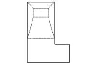 Cardinal 12' x 30' x 12' x 22' True-L In Ground Pool Sub-Assy | 8' Outside Liner Over Step | Steel Wall | PTR03354 | 63754
