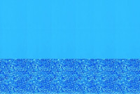 15' Round Swirl Bottom Above Ground Pool Liner | Overlap | Standard Gauge | 48"/52" Wall | LI1548SB | 64068
