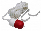 Kemp USA 60' Throw Rope With Float And Ring Buoy Holder | 10-222-60 | 64449