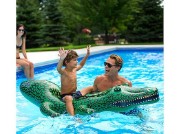 Ocean Blue Crazy Croc Ride-On Inflatable | 950400 | 64686