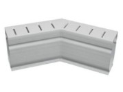 Stegmeier Deck Drain 45 Degree Angle | White | D4W | 64723