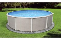 Belize 24' Round Above Ground Pool with Standard Package | 52" Wall | Free Shipping | 64877