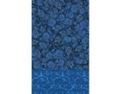 8' Round Uni-Bead Above Ground Pool Liner | Pebble Cove Pattern | 48" Wall | Heavy Gauge | NL500-40 | 64958