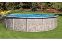 Malibu 15' Round Resin Hybrid Above Ground Pool with Standard Package | 52" Wall | PPMRN1552 | 65177