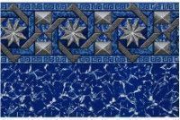 12'-3" x 24'-3" Grecian Evening Star Pool Liner | 20 Mil | 52" Wall | BMH1224G-52S-ES | 65554