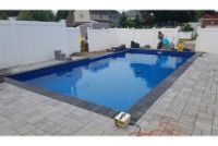 HydroSphere 12' x 24' Rectangle Above Ground Standard Package Pool Kits | 52" Wall | <b>2' Radius</b> | 65794