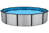 Savannah 24' Round 52" Resin Above Ground Pool with 8" Top Rails | NB19822 | 65997