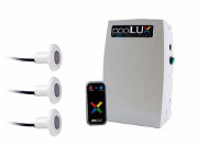 SR Smith PoolLUX Plus Lighting Control System | 60 Watt 120V Transformer | Includes 3 Kelo Pool Lights | 3KE-PLX-PL60 | 66087